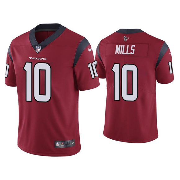 Houston Texans Davis Mills Red Jersey - Picture 1 of 1
